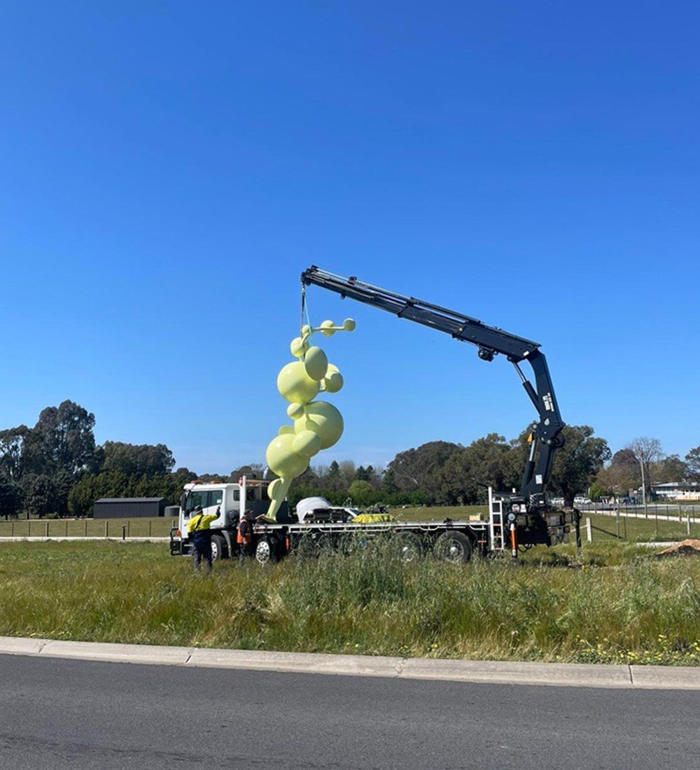 Bubbles on the truck